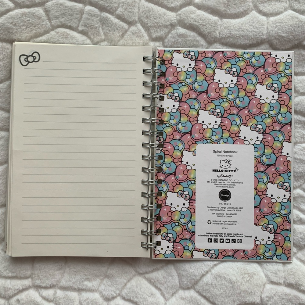 BuyNow✨Hello Kitty Spiral Notebooks Pick One - Picture 13 of 16